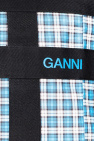 Ganni Shopper lace-up bag