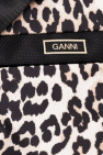 Ganni Shoulder belt bag with animal motif