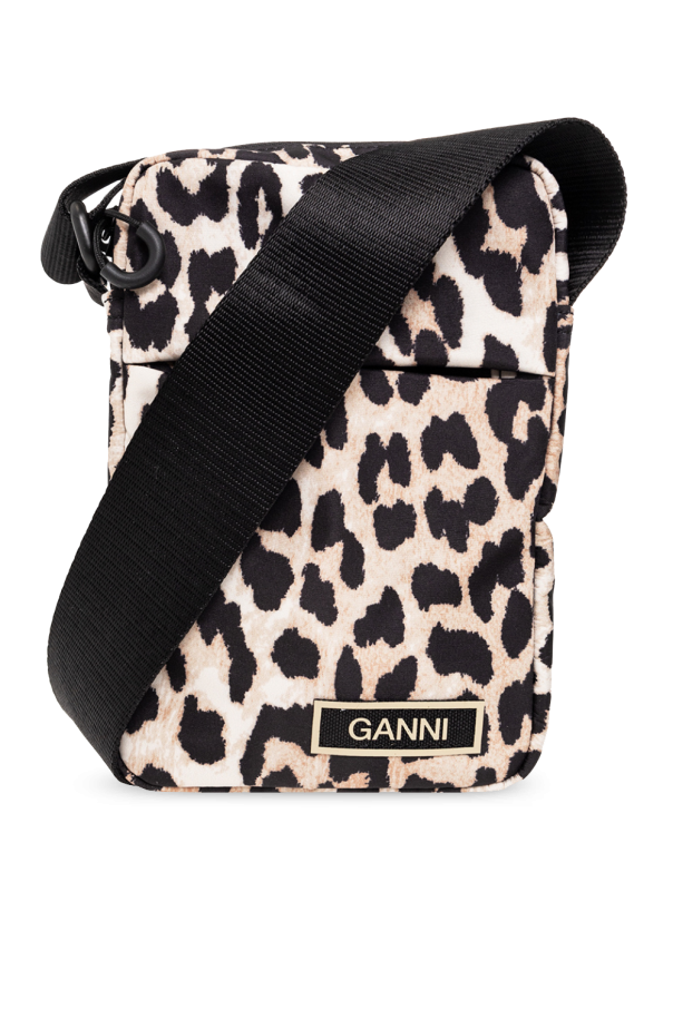 Ganni Handbag with animal motif