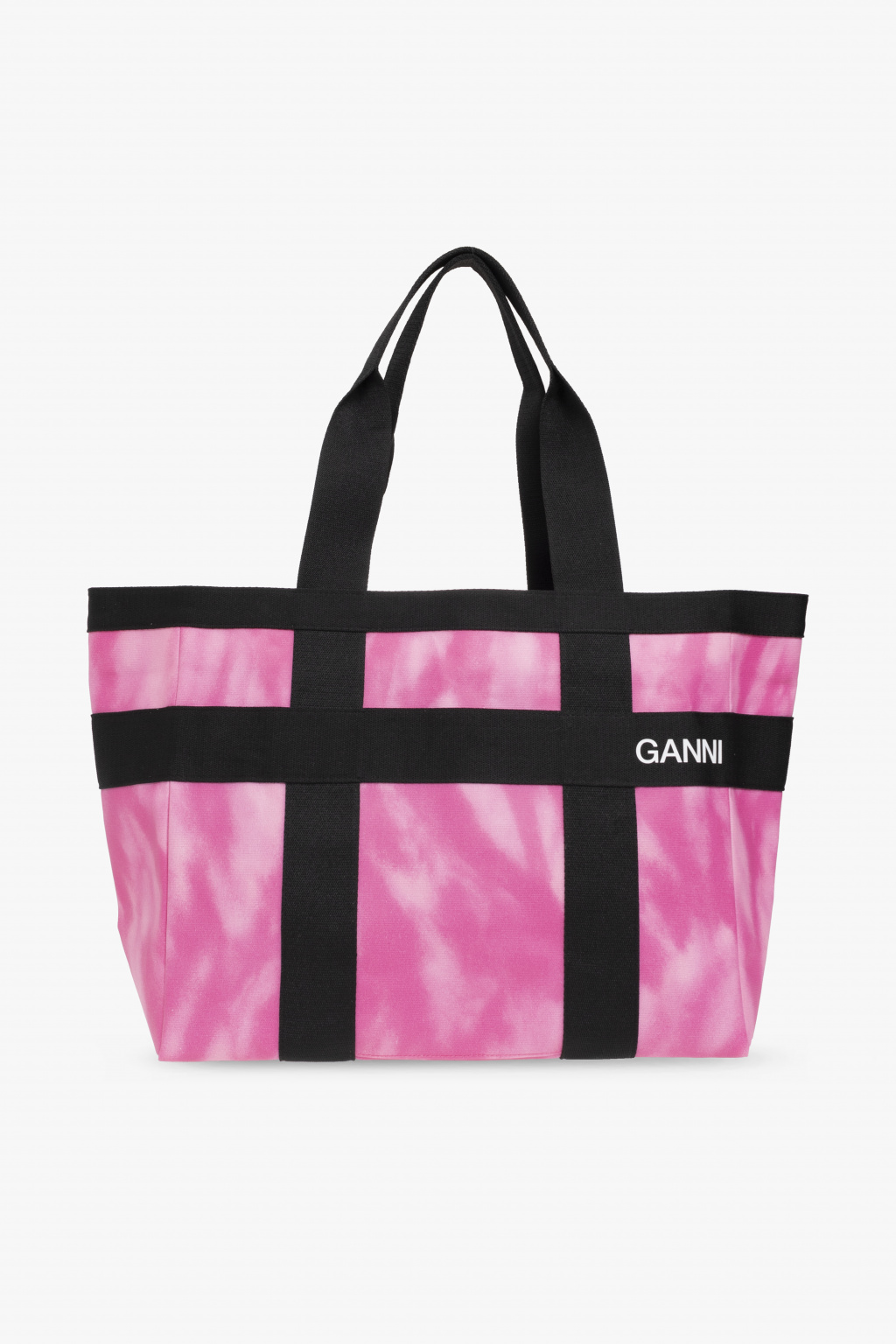 Ganni Patterned shopper bag