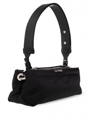 Ganni Handbag CALVIN KLEIN Linked Shoulder Bag Metallic K60K608900 Dark Silver