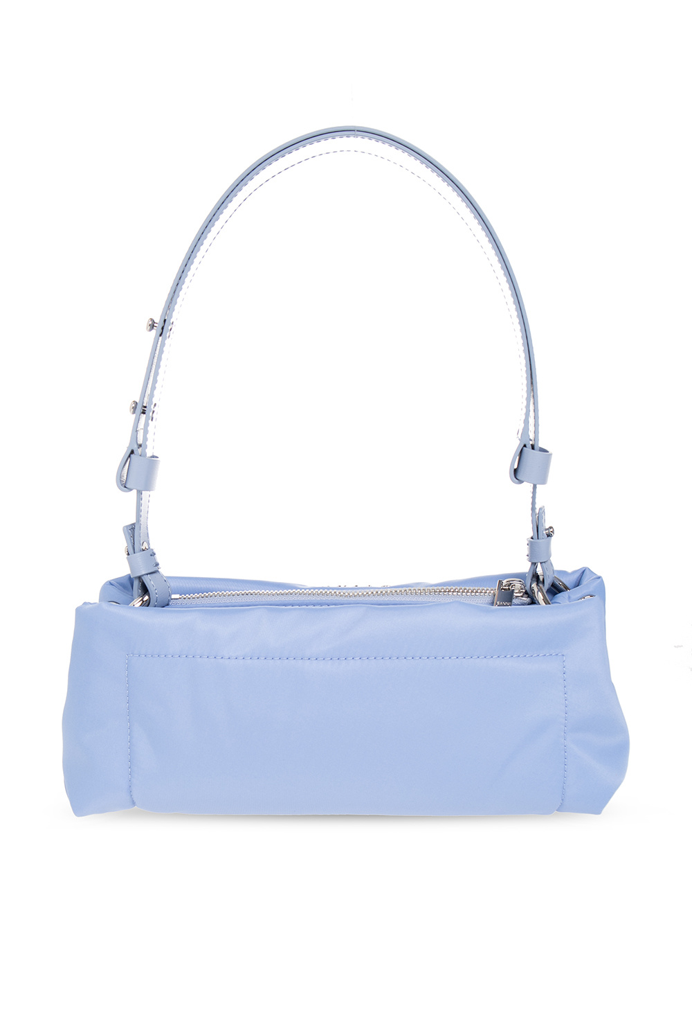 Ganni high-shine zipped tote