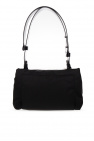 Ganni TOM FORD Black Mini Padlock Chain Shoulder Bag