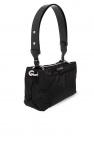 Ganni TOM FORD Black Mini Padlock Chain Shoulder Bag