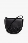 Coccinelle medium Lea logo-stamp leather shoulder bag