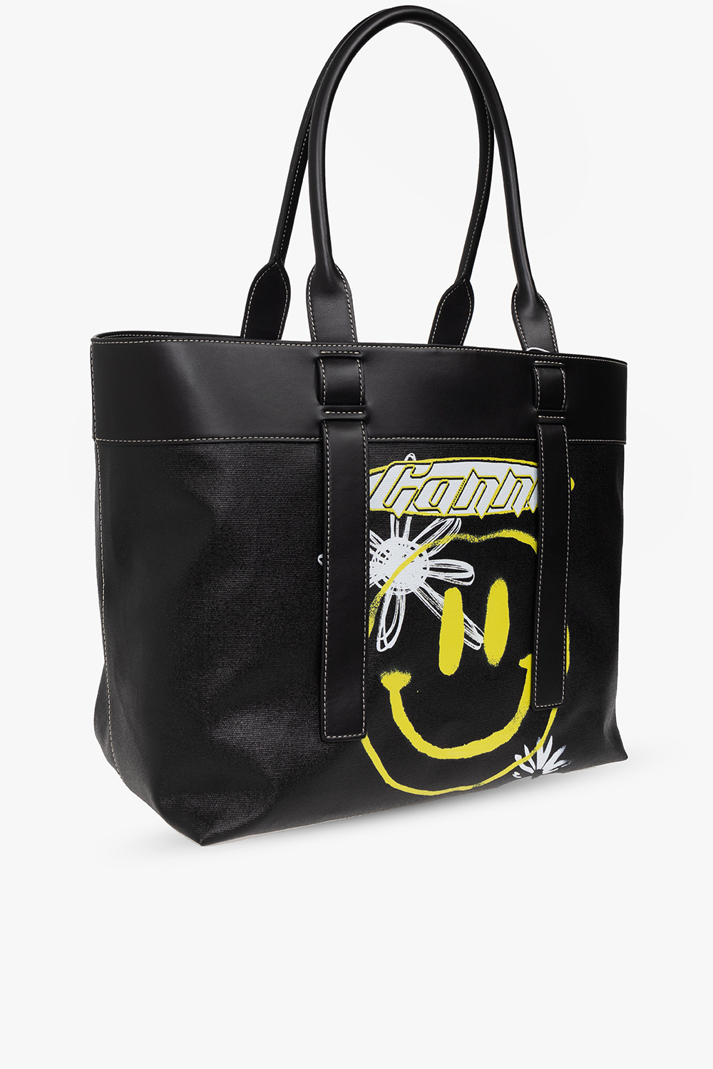 Ganni Shopper most bag with logo