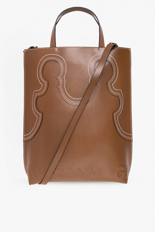 Ganni ‘Banner Western’ shopper bag