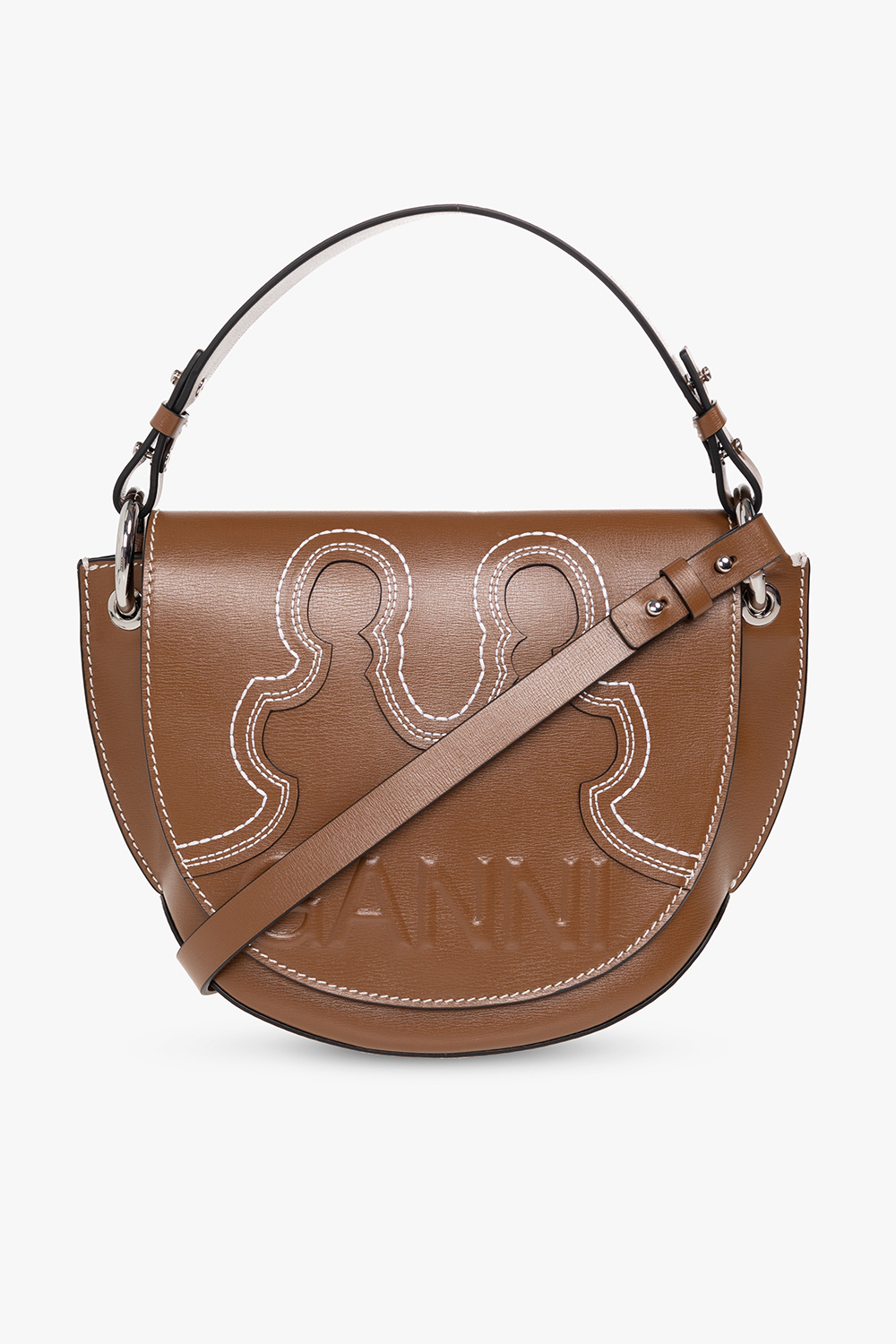 Ganni ‘Banner Western’ shoulder bag