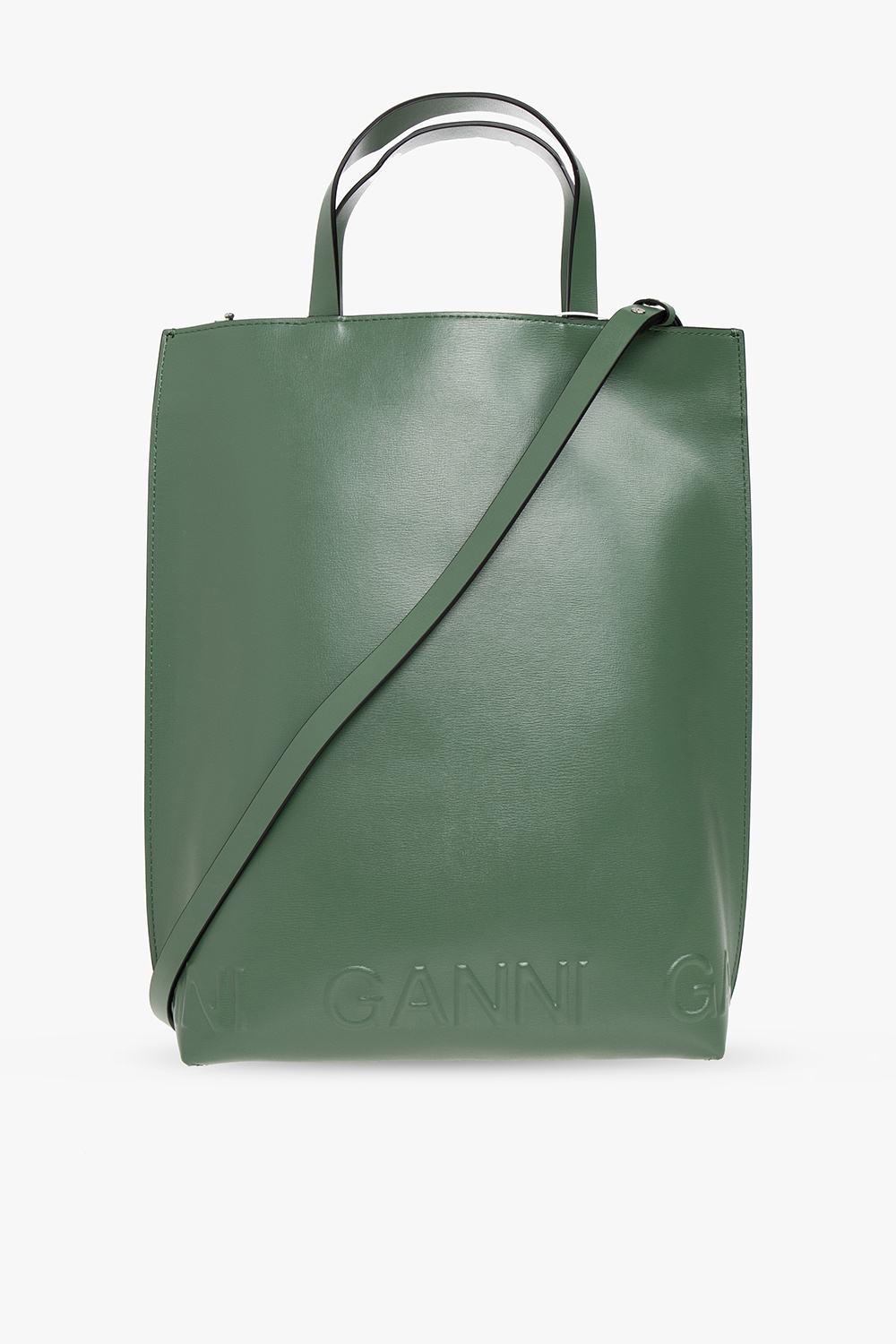 Ganni Leather shopper bag