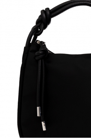 Ganni BALLY logo-print leather belt bag