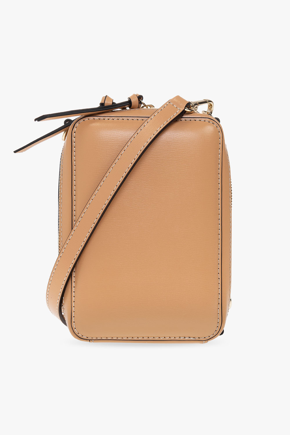 Calvin Klein Lucy Ombre Textured Embossed Logo Shoulder Bag