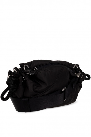 Ganni Roberto Cavalli C-logo shoulder bag Black
