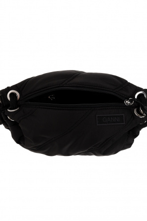 Ganni Roberto Cavalli C-logo shoulder bag Black
