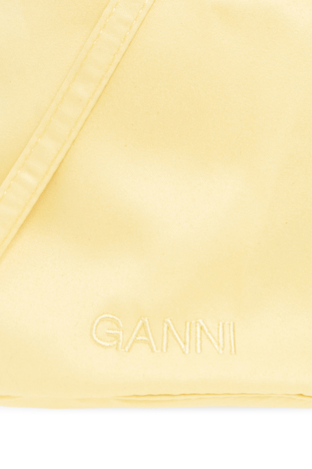 Ganni zip-around laptop bag Nero
