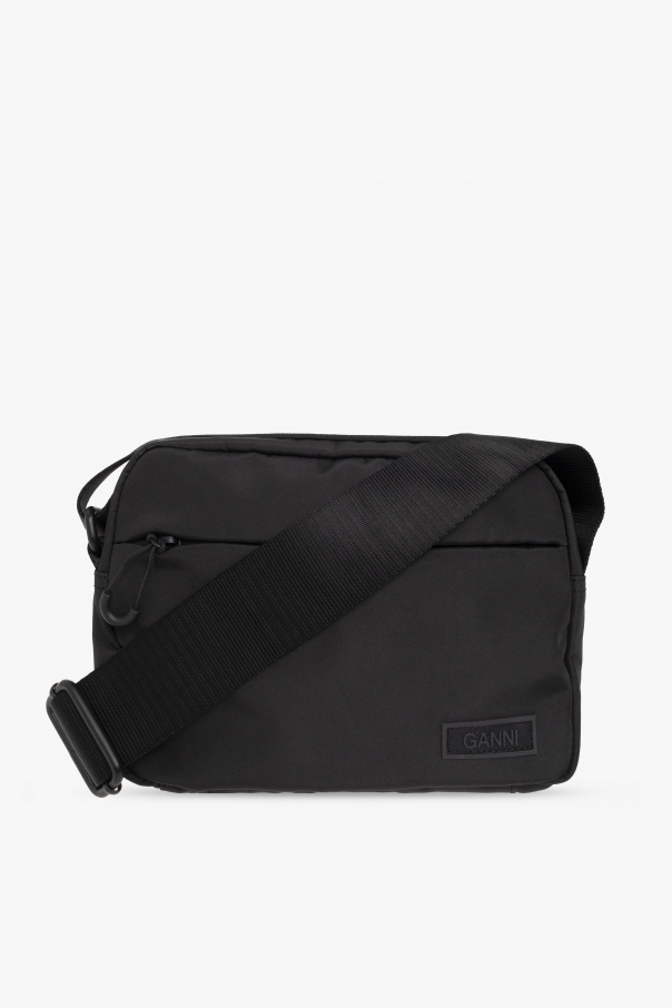 Ganni Shoulder nike bag with logo