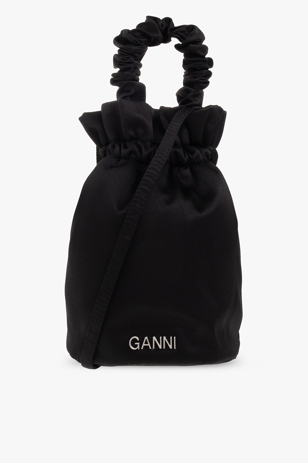 Ganni Shoulder Die bag with logo