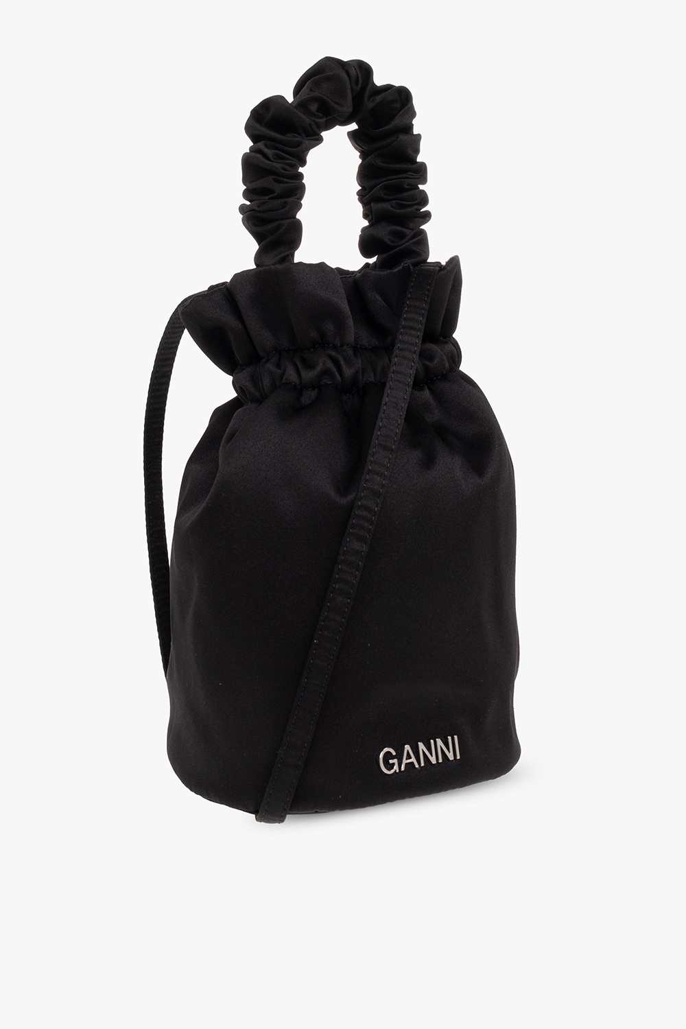 Ganni Shoulder Die bag with logo