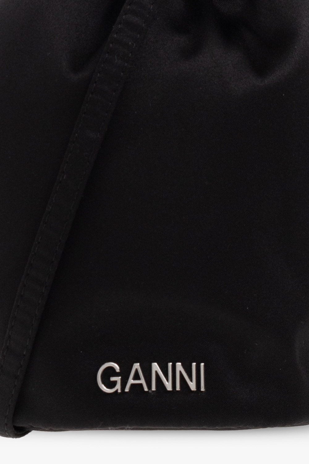 Ganni Shoulder Die bag with logo