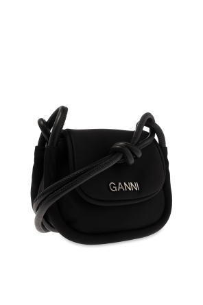 Ganni Shoulder bag baroque with logo