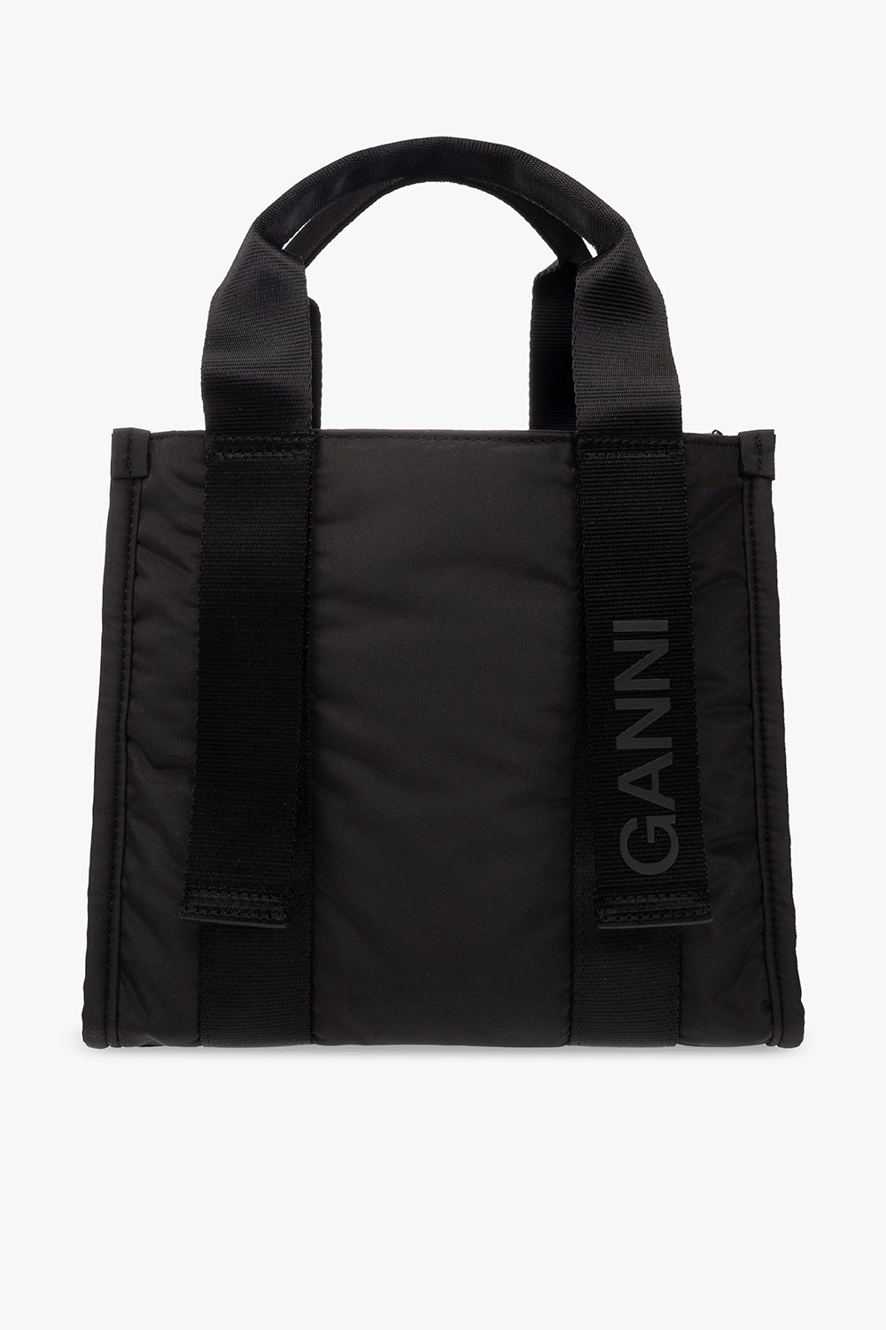 Ganni Shoulder bag rolltop with logo