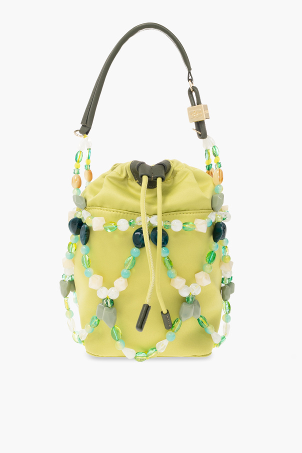 Ganni ‘Beads’ bucket handbag