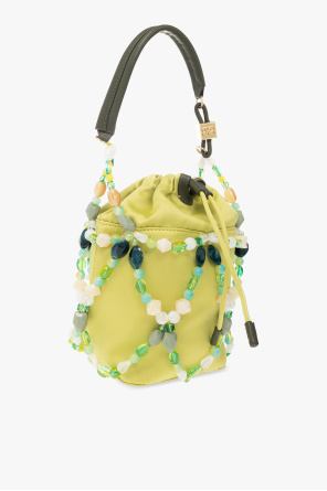 Ganni ‘Beads’ bucket handbag