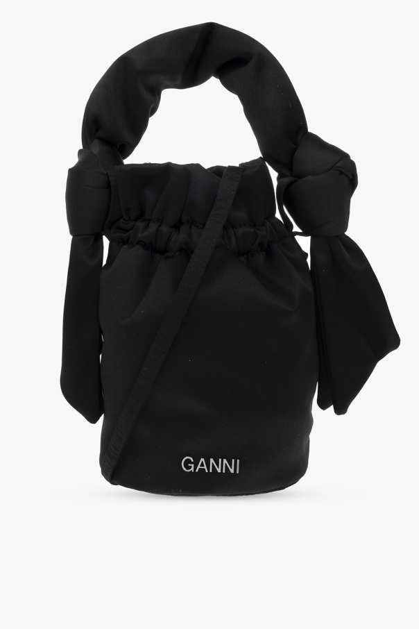 Ganni Satin shoulder bag
