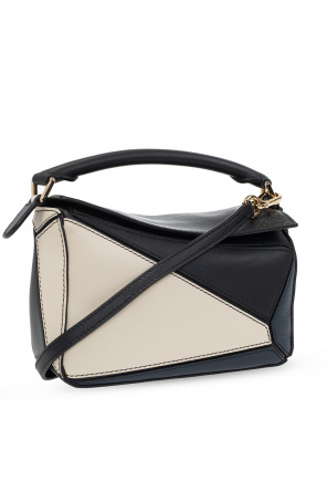 Loewe Small Puzzle Bag in Dark Taupe Multitone