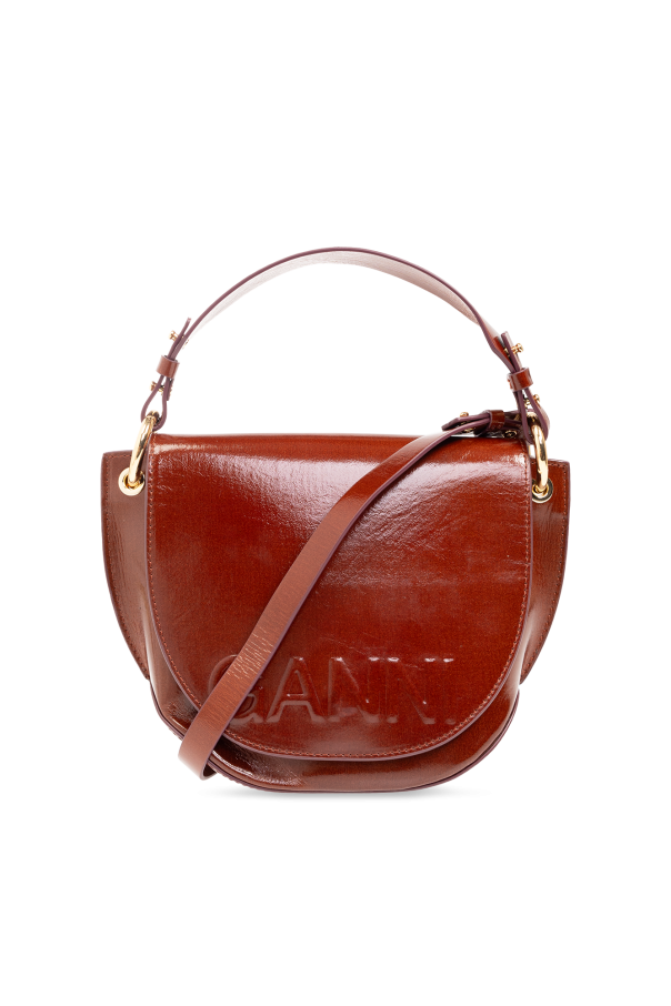 Ganni Shoulder bag Anjou with logo