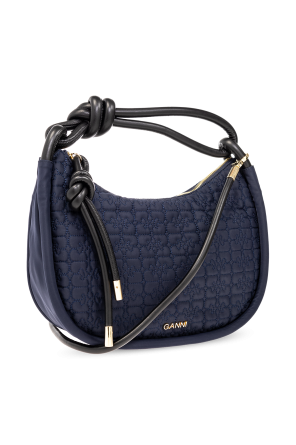 Ganni ‘Knot’ quilted shoulder bag