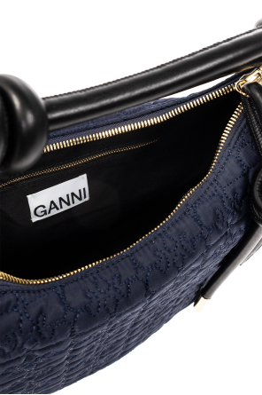 Ganni ‘Knot’ quilted shoulder bag