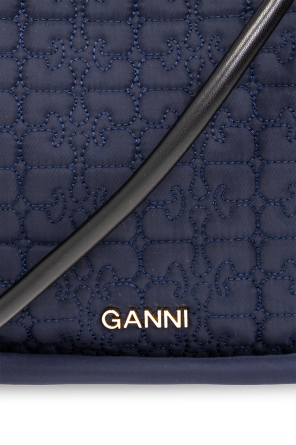 Ganni ‘Knot’ quilted shoulder bag