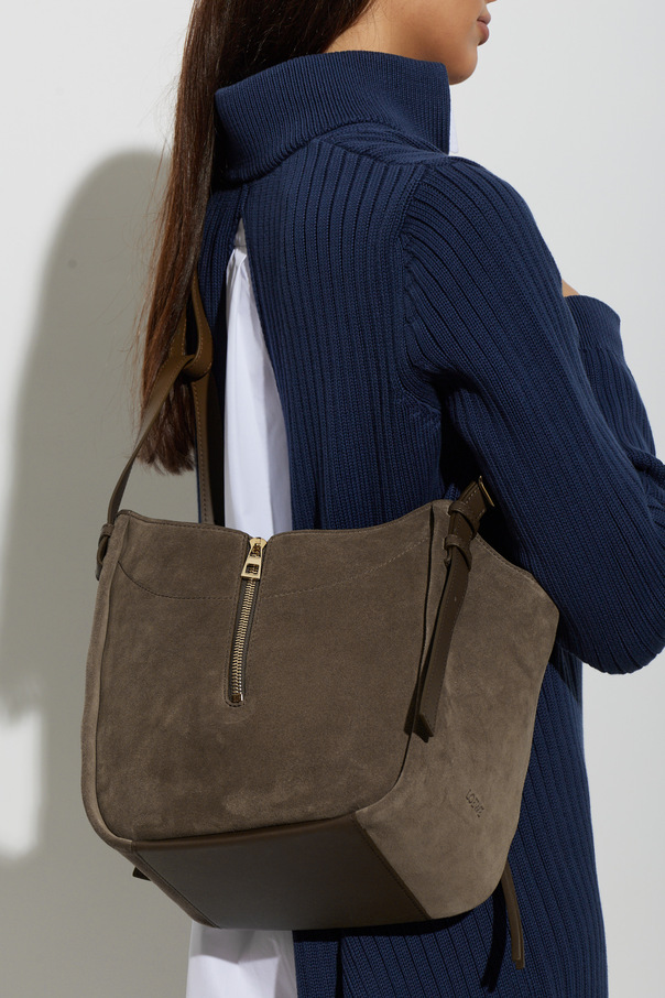 Loewe Suede Hammock Flip M Bag by Loewe