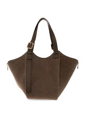 Loewe Suede Hammock Flip M Bag by Loewe