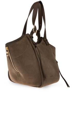 Loewe Suede Hammock Flip M Bag by Loewe