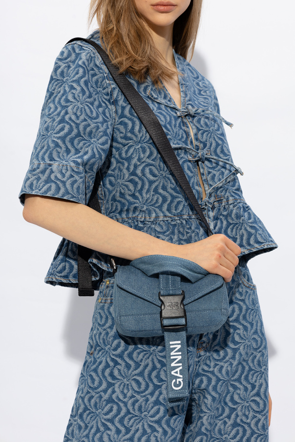 Ganni Chanel Pre-Owned 1990s bi-colour single chain shoulder bag