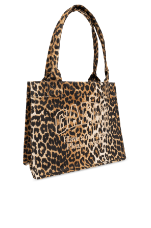 Ganni Shopper bag with logo