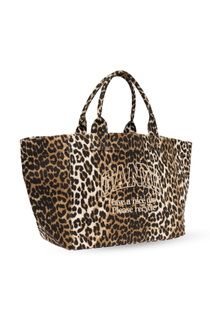 Ganni Shopper bag with logo