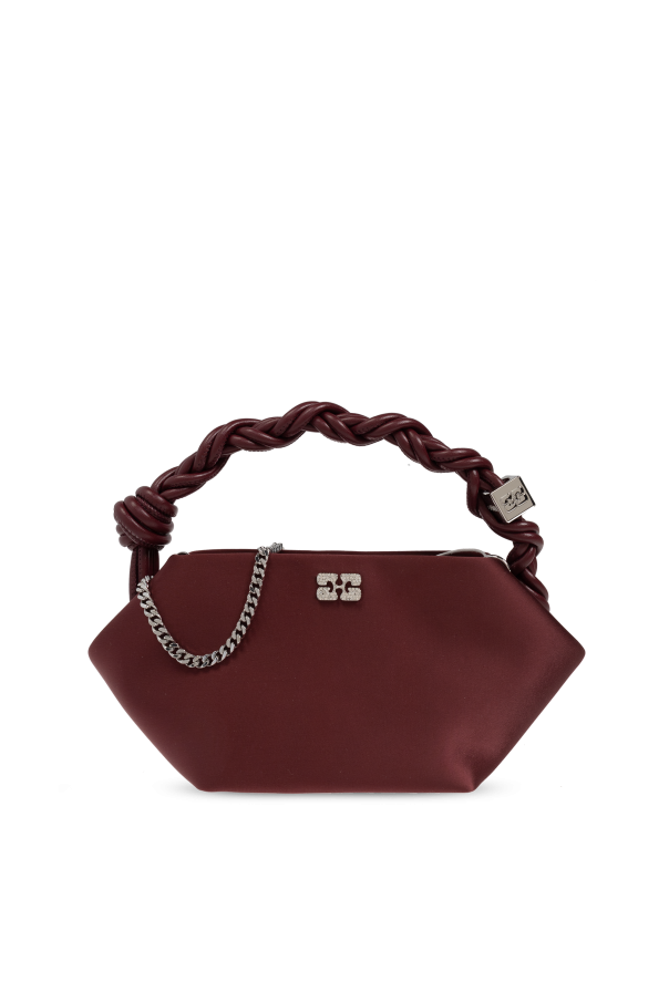 Ganni Handbag with logo-shaped appliqué