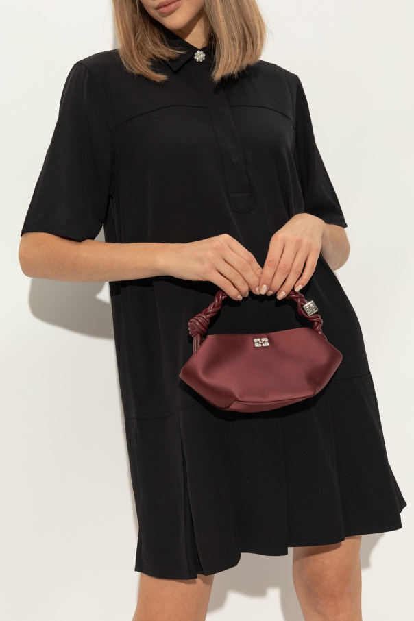 Ganni Handbag with logo-shaped appliqué