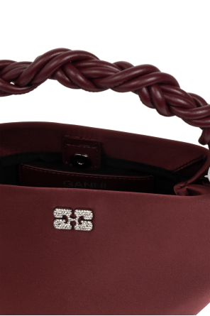 Ganni Handbag with logo-shaped appliqué