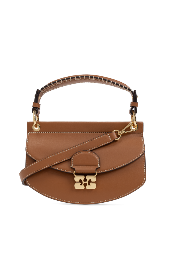 Ganni Handbag with Logo