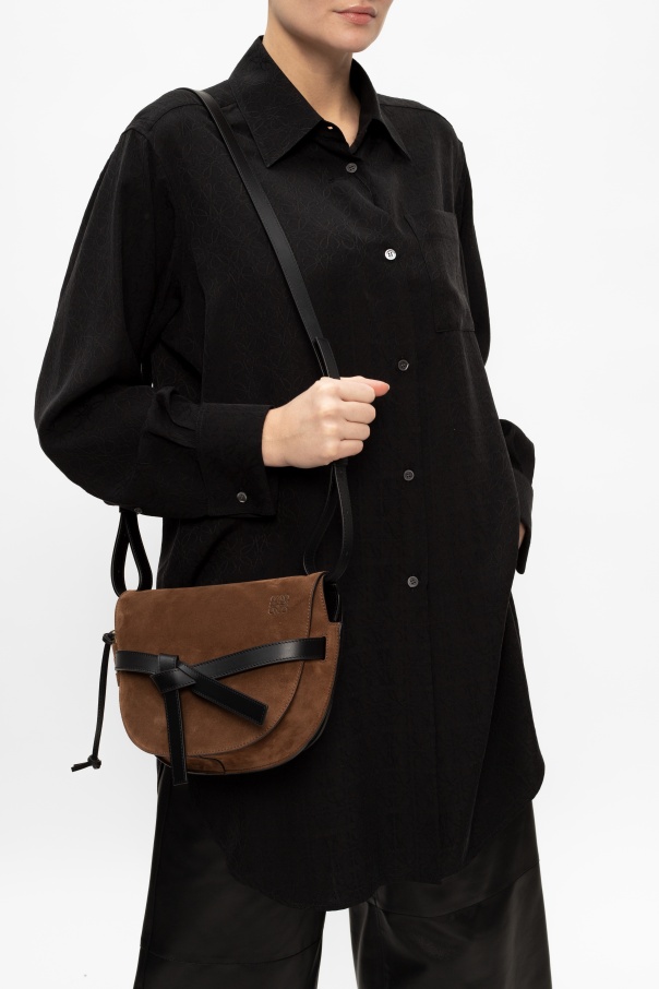 loewe asymmetric ‘Gate’ shoulder bag