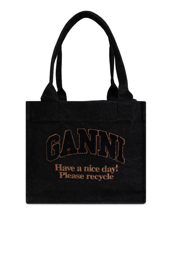 Ganni Denim shopper bag