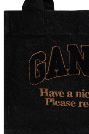 Ganni Denim shopper bag