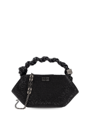 Handbag with shimmering crystals