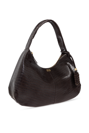 Ganni Schultertasche im „Hobo“-Stil