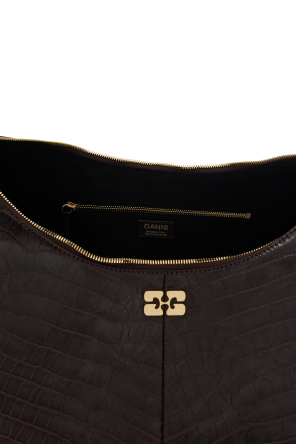 Ganni Schultertasche im „Hobo“-Stil