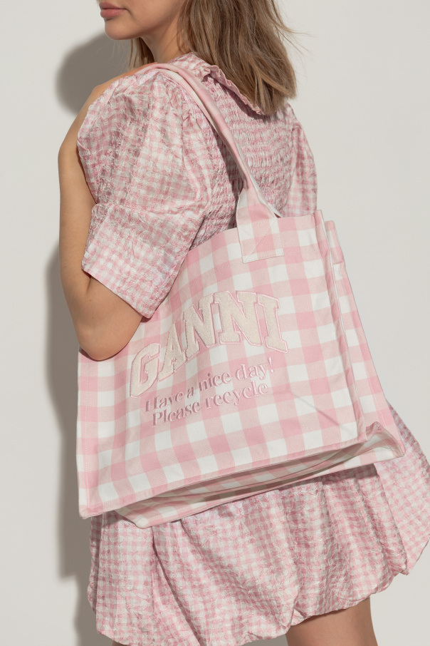 Ganni Bolso de hombro con logo