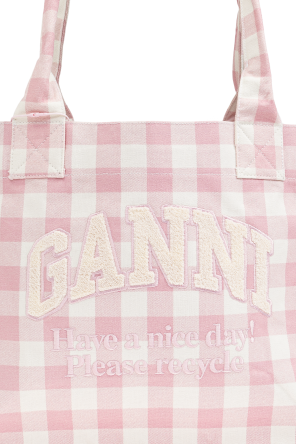 Ganni Bolso de hombro con logo